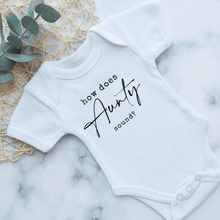 Load image into Gallery viewer, How Does Title Sound Pregnancy Announcement Onesie