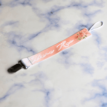 Load image into Gallery viewer, Personalised Satin Dummy Clip