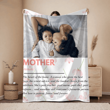 Load image into Gallery viewer, Personalised Mother's Day Blankets | Mother's Day