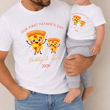 Load image into Gallery viewer, Pizza 1st Father's Day Matching Set | Father's Day