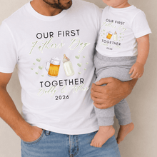 Load image into Gallery viewer, Cheers 1st Father's Day Matching Set | Father's Day