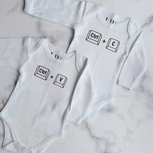 Load image into Gallery viewer, Copy, Paste Twin Onesie Set