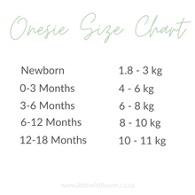 Load image into Gallery viewer, Gold Birth Announcement Onesie