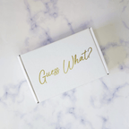 Guess What Pregnancy Announcement Gift Box