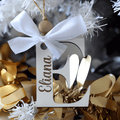 Initial Wooden Ornament