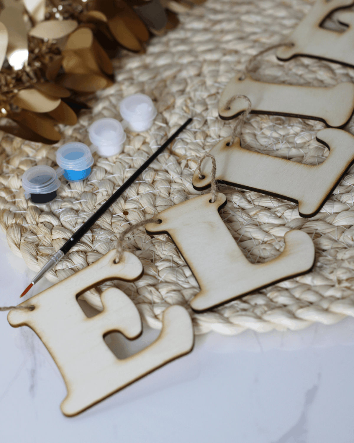 Paint Your Own Name Banner Christmas Activity Kit | Christmas