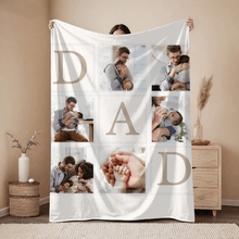 Load image into Gallery viewer, Personalised Dad Blankets | Father's Day
