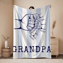 Load image into Gallery viewer, Personalised Dad Blankets | Father's Day
