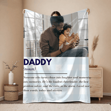 Load image into Gallery viewer, Personalised Dad Blankets | Father's Day
