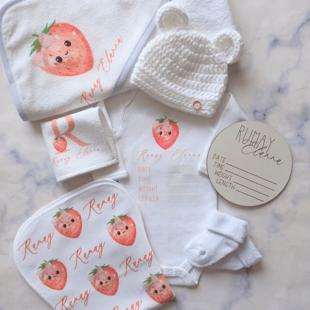 From Bump to Baby Customisable Hospital Set Babyshower Gift Bundle
