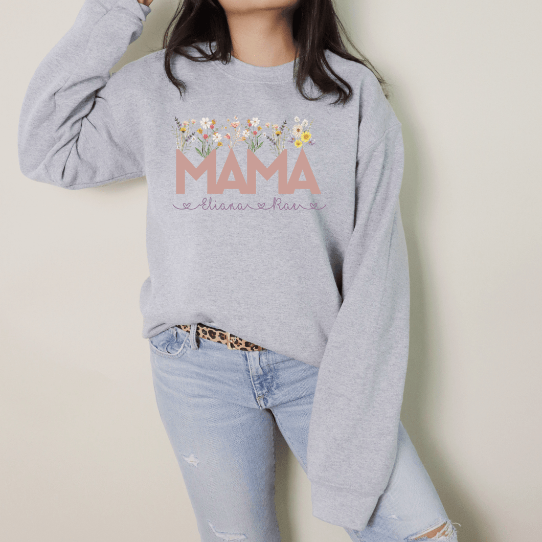 Floral Mama Crew Neck | Mother's Day