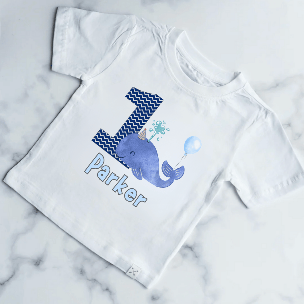 Whale Birthday Shirt