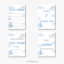 Load image into Gallery viewer, Hot Air Balloon Milestone Cards
