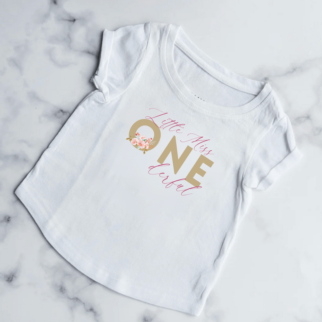 Little Miss OneDerful Birthday Shirt