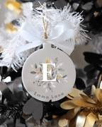 Leafy Acrylic Christmas Ornament