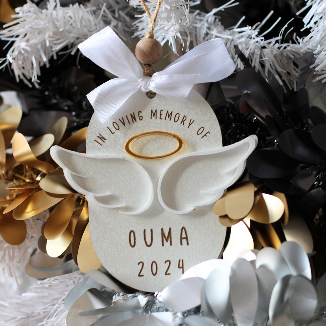 Memorial Wooden Ornament