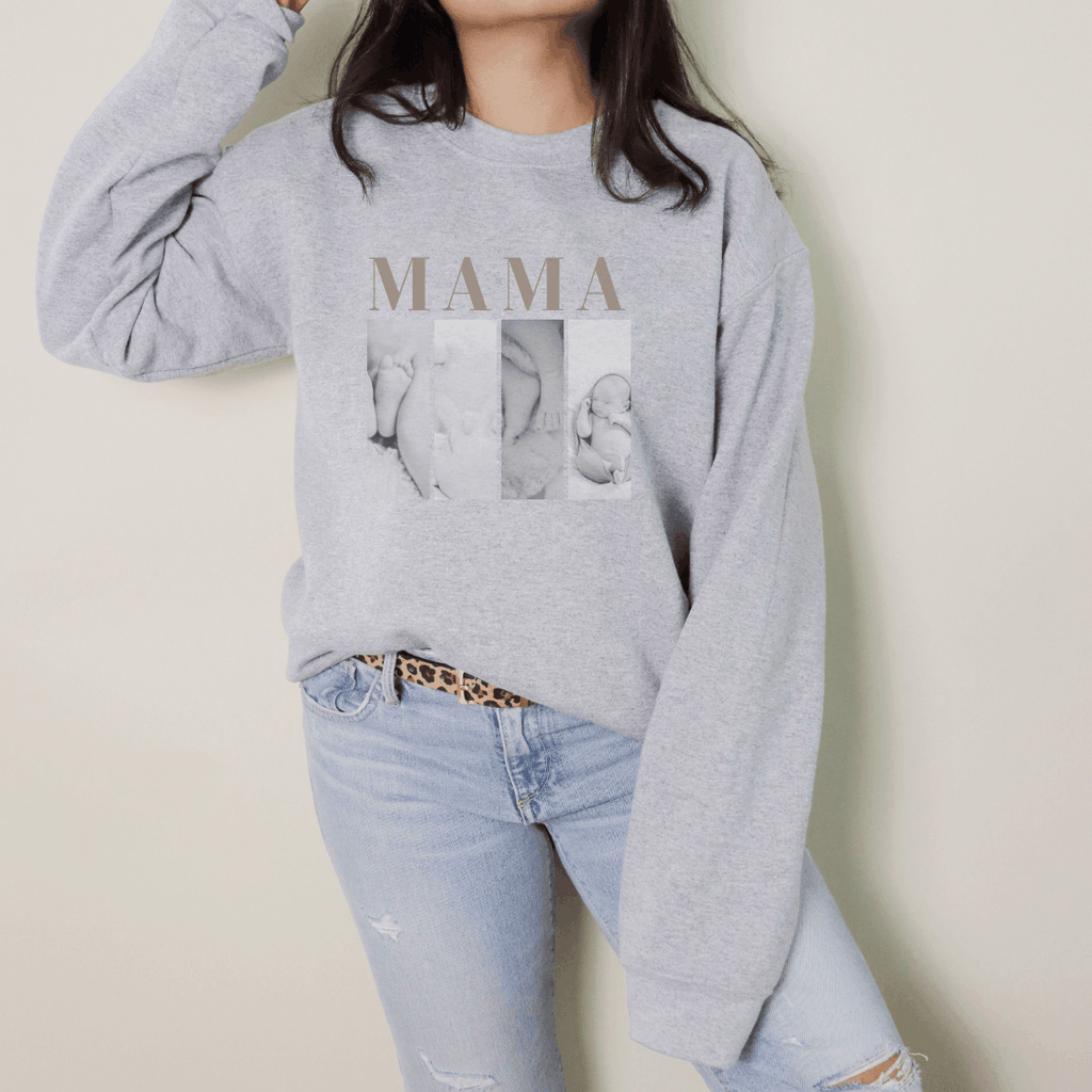 Personalised Photo Mama Crew Neck