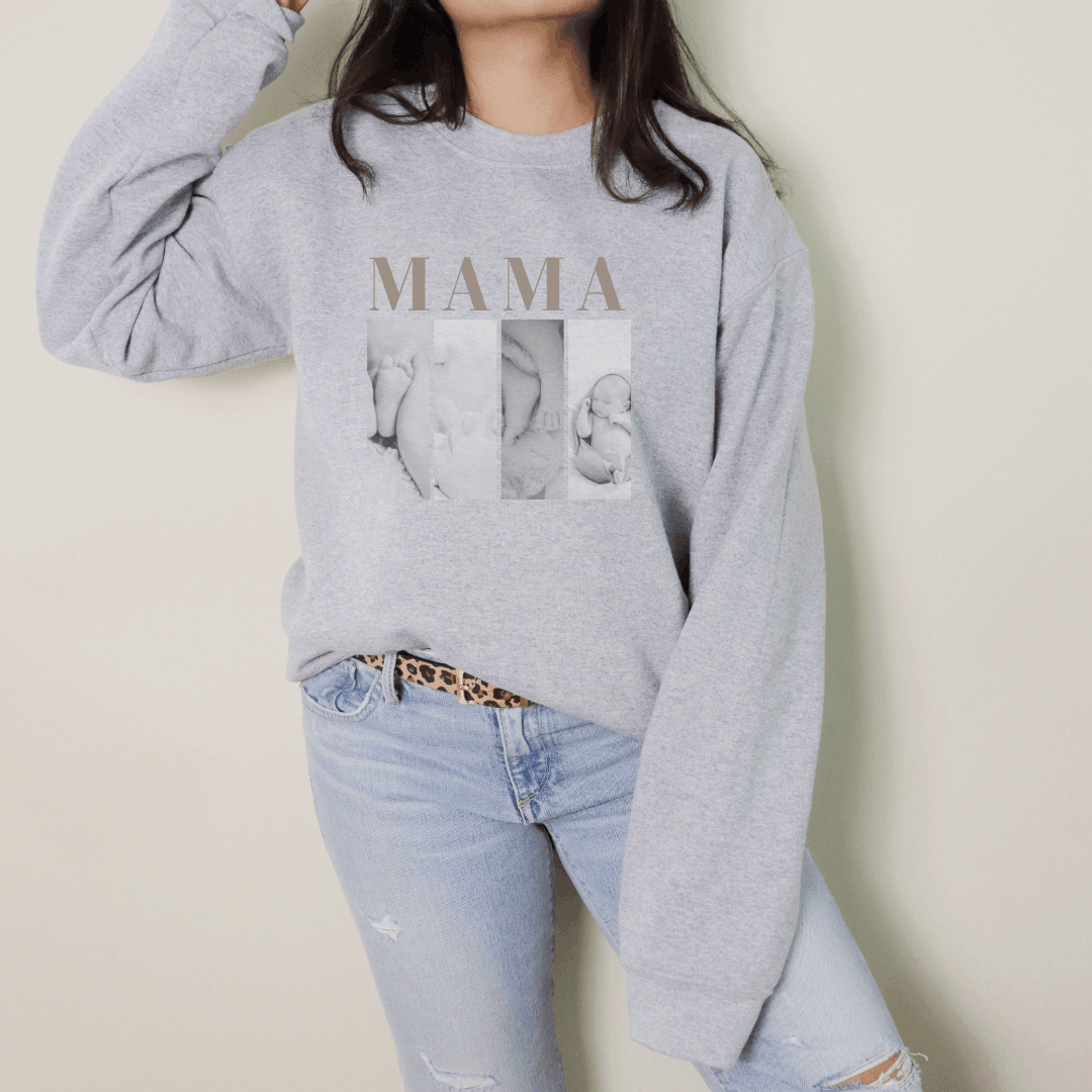 Personalised Photo Mama Crew Neck