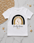 Personalised Rainbow Kids T-Shirt | New Year