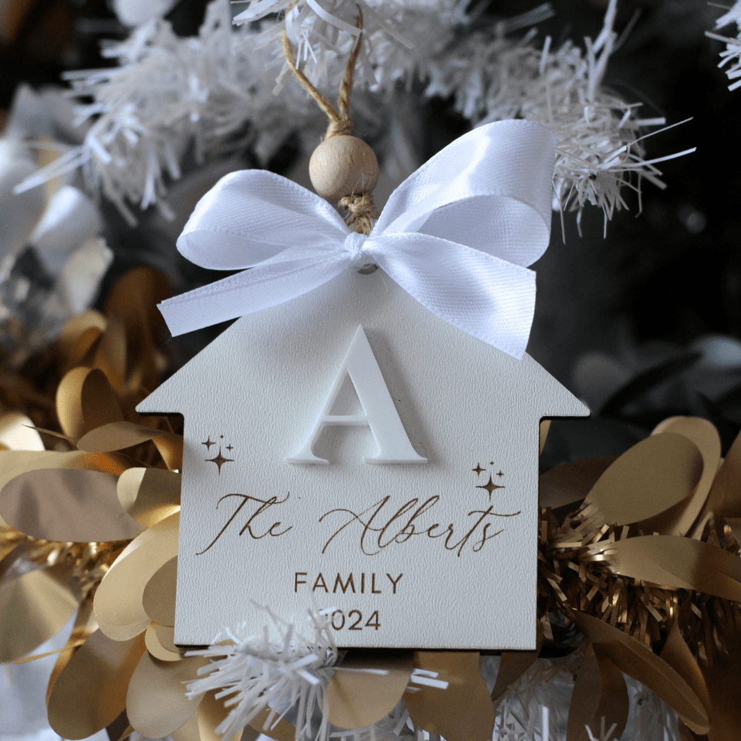 Family Surname Wooden Ornament