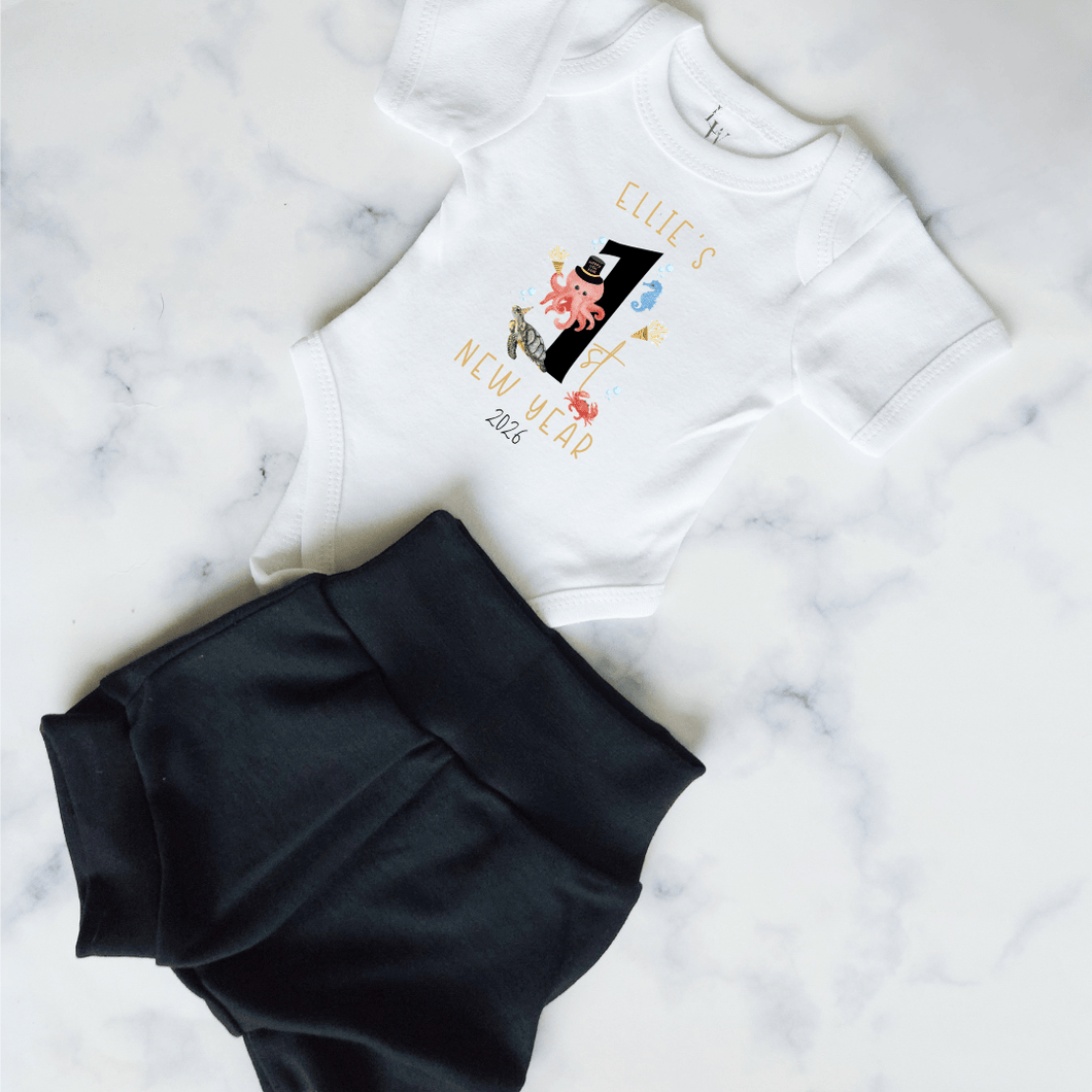 Ocean 2 Piece New Year Outfit