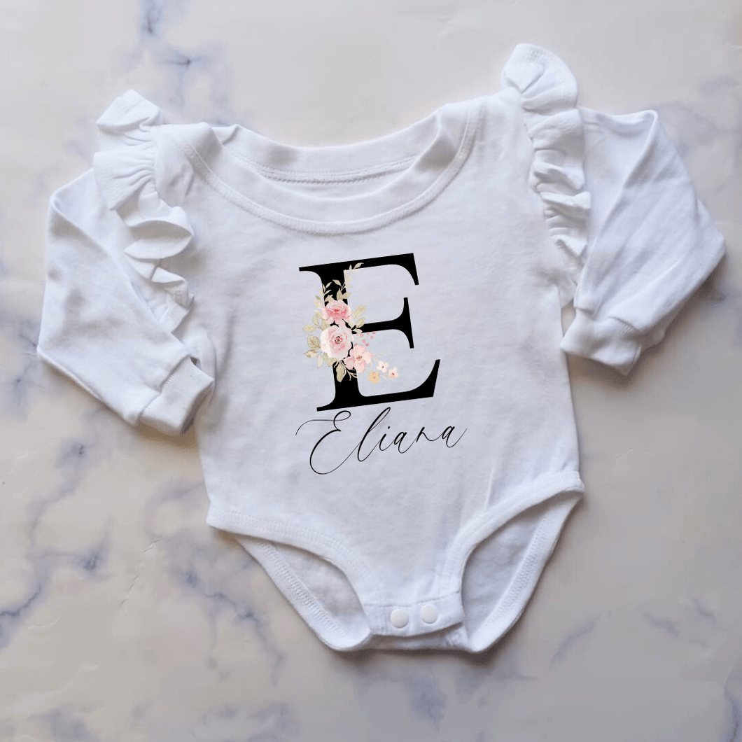 Personalised Flutter Sleeve Onesie