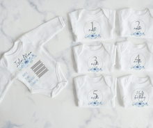 Load image into Gallery viewer, Floral Monthly Milestone Onesie Set
