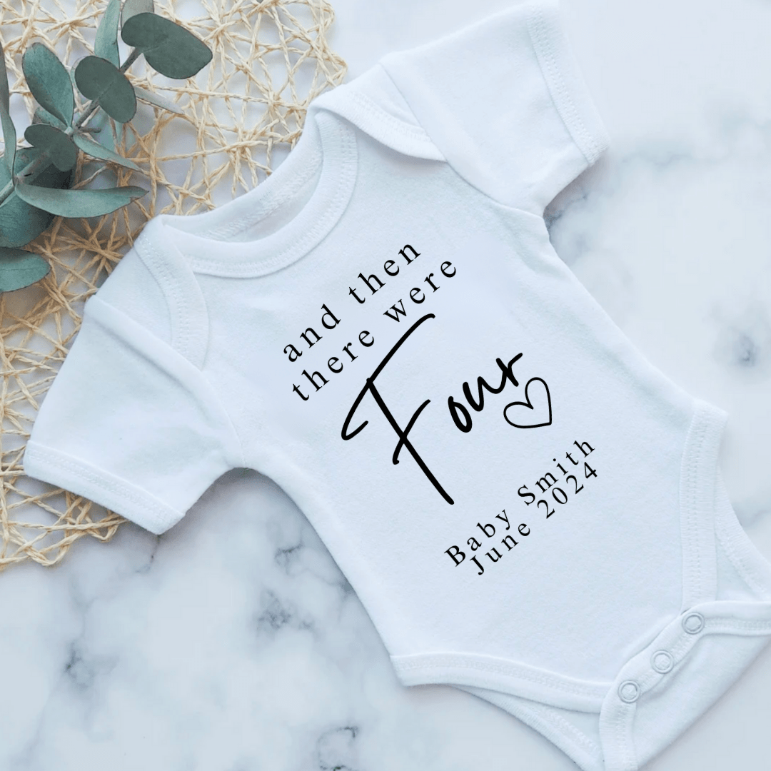 And Then There Were Pregnancy Announcement Onesie – Little