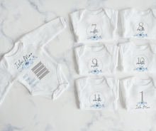 Load image into Gallery viewer, Floral Monthly Milestone Onesie Set
