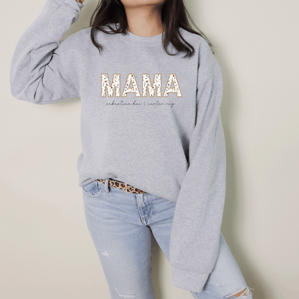 Floral Mama Crew Neck