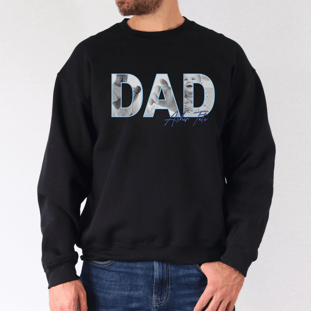 Dad Photo Frame Crew Neck