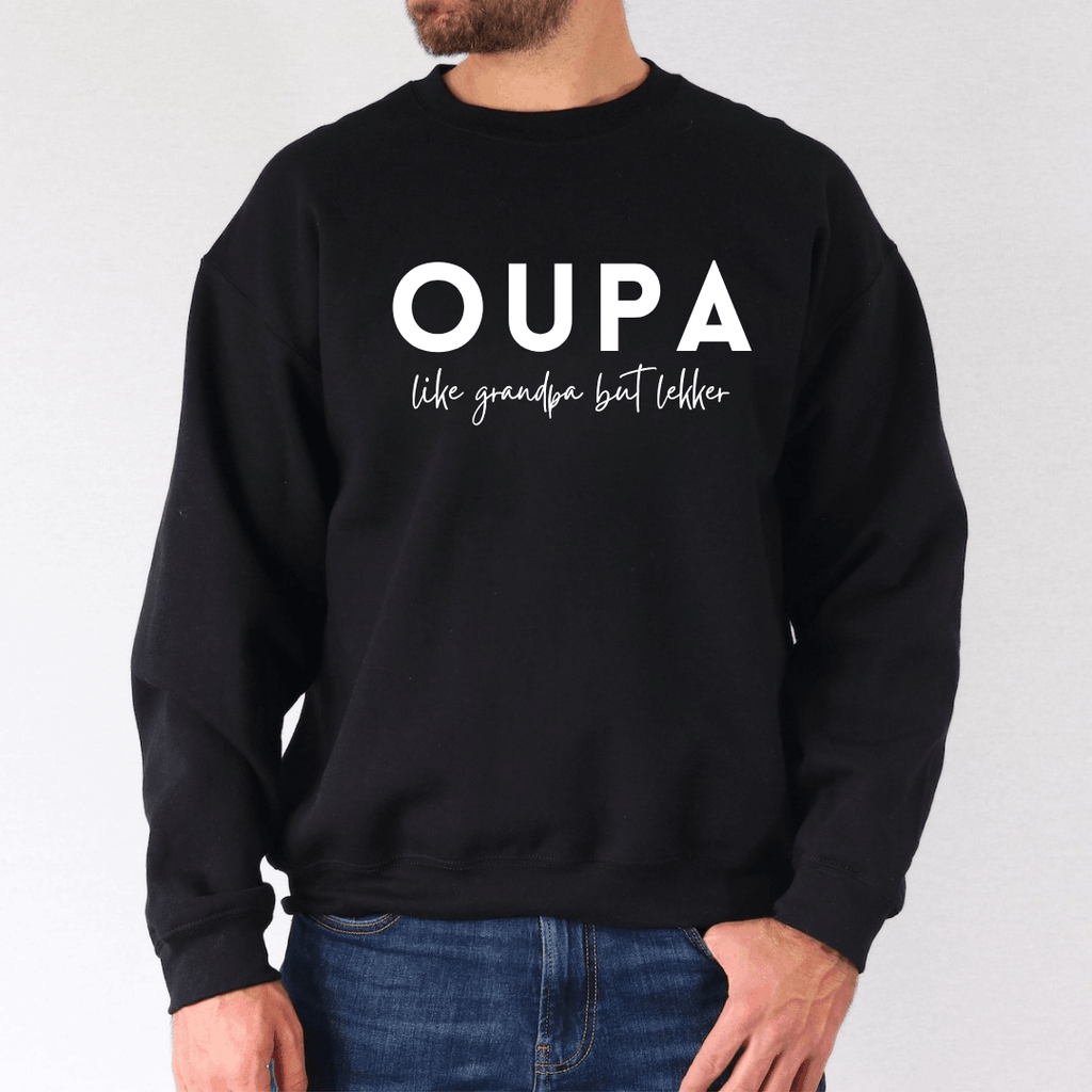 Oupa Like Grandpa Crew Neck