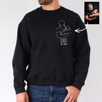 Personalised Line Drawing Crew Neck