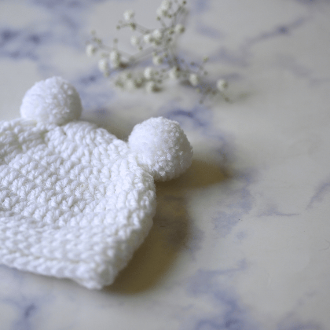 Pompom Crochet Beanie