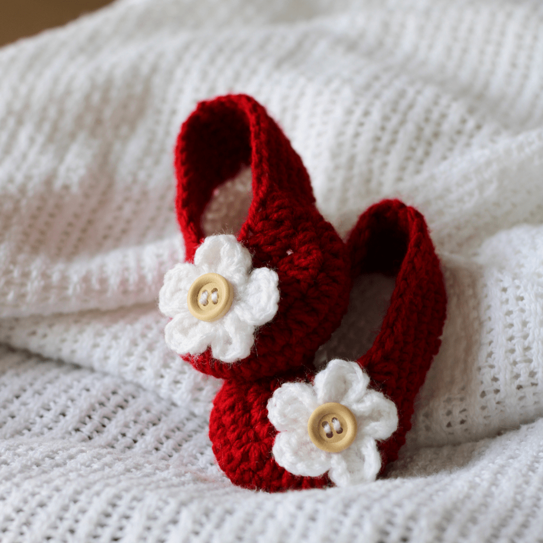 Crochet Christmas Slippers