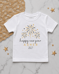 Personalised Fireworks Kids T-Shirt | New Year