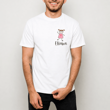 Load image into Gallery viewer, Personalised Kids Drawing T-Shirt | Father's Day
