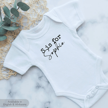 Load image into Gallery viewer, N is for Name Onesie
