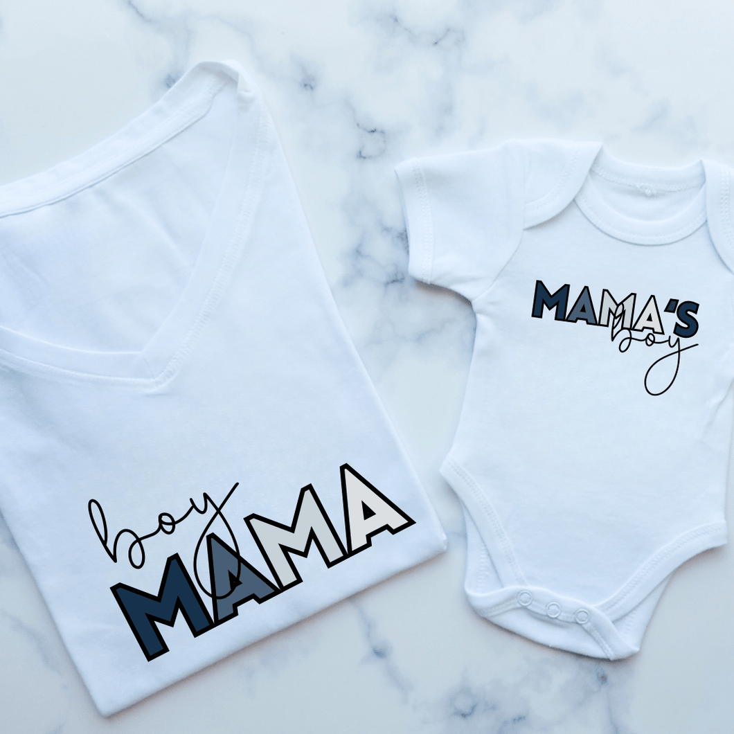 Boy Mama Matching Set | Mother's Day