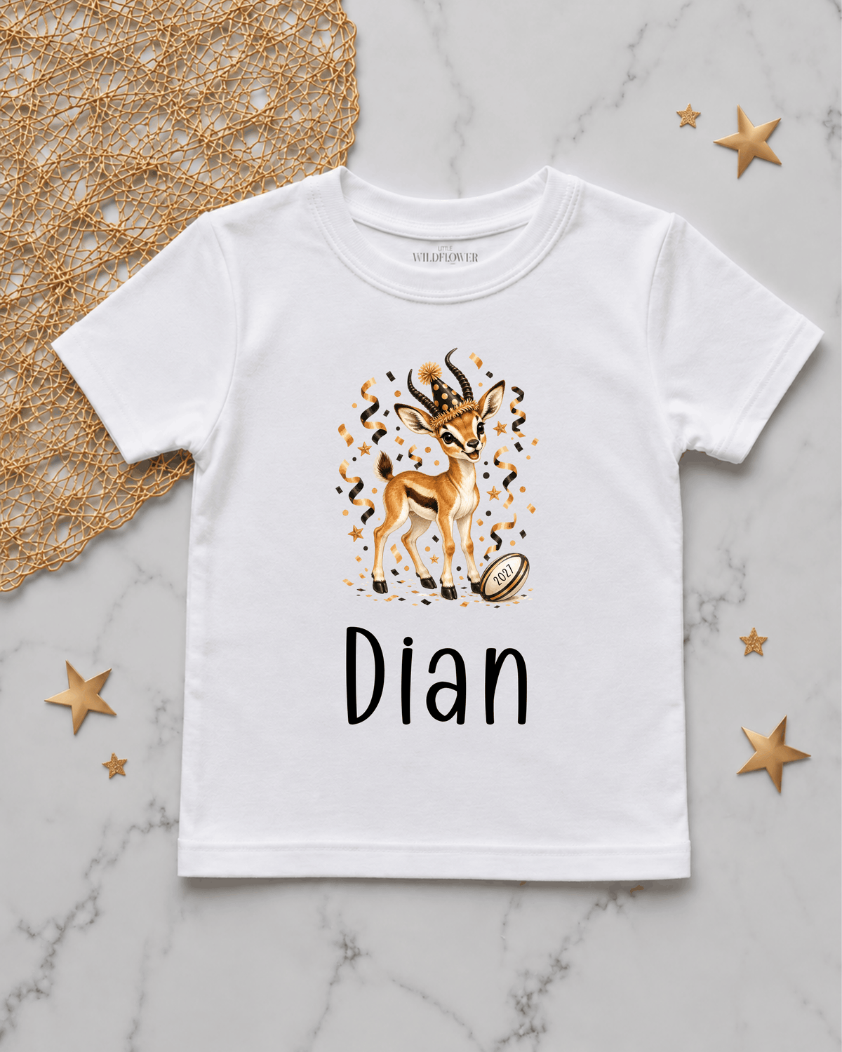 Personalised Rugby Kids T-Shirt | New Year
