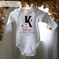 Rocker Santa First Christmas Onesie