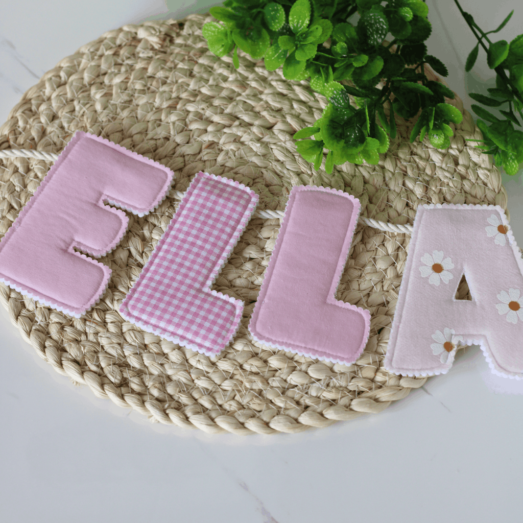 Custom Fabric Name Banner