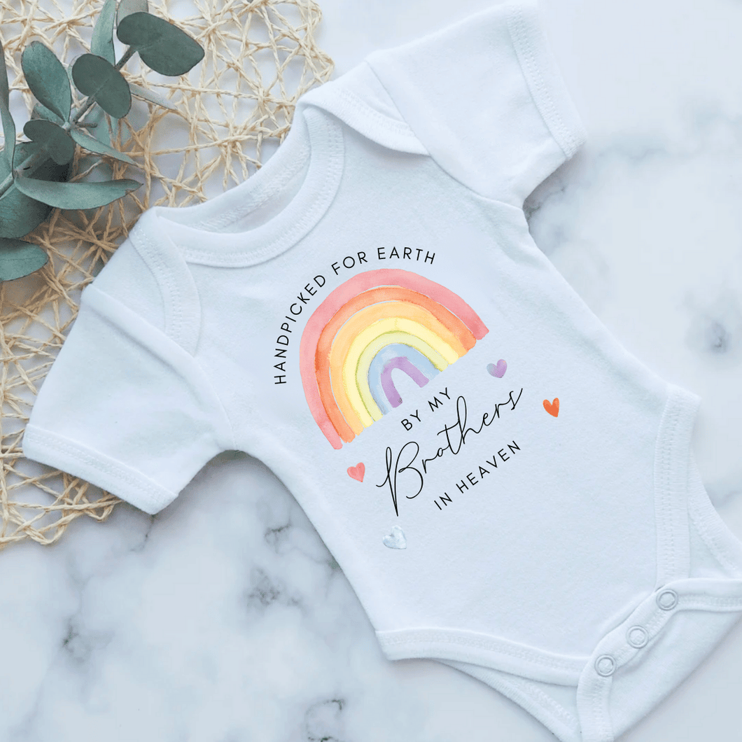 Rainbow Handpicked Onesie