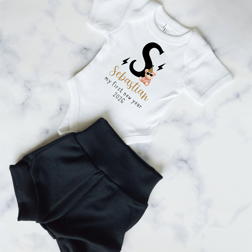 Rocker Bear 2 Piece New Year Outfit