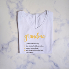 Load image into Gallery viewer, Grandma Definition T-Shirt | Mother&#39;s Day
