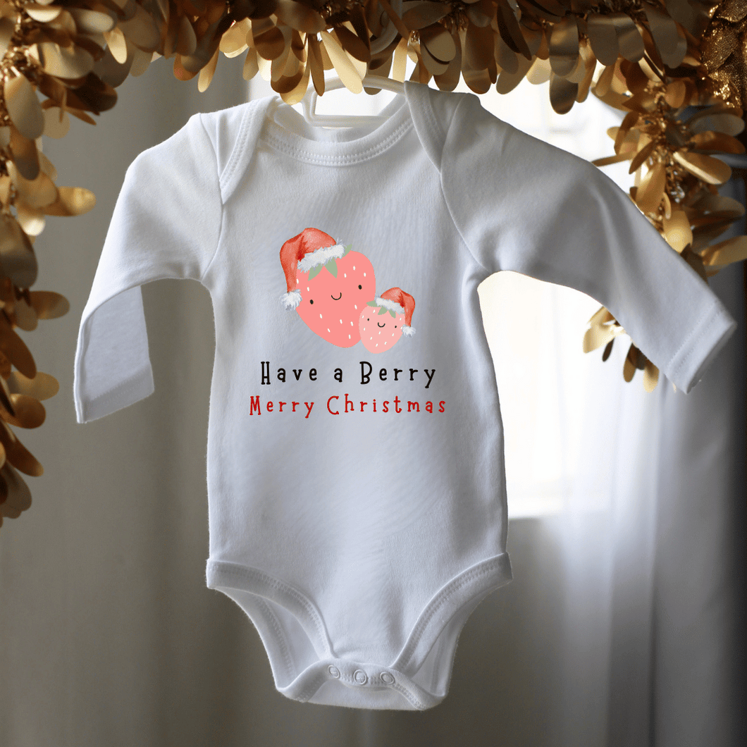 Have a Berry Christmas Onesie