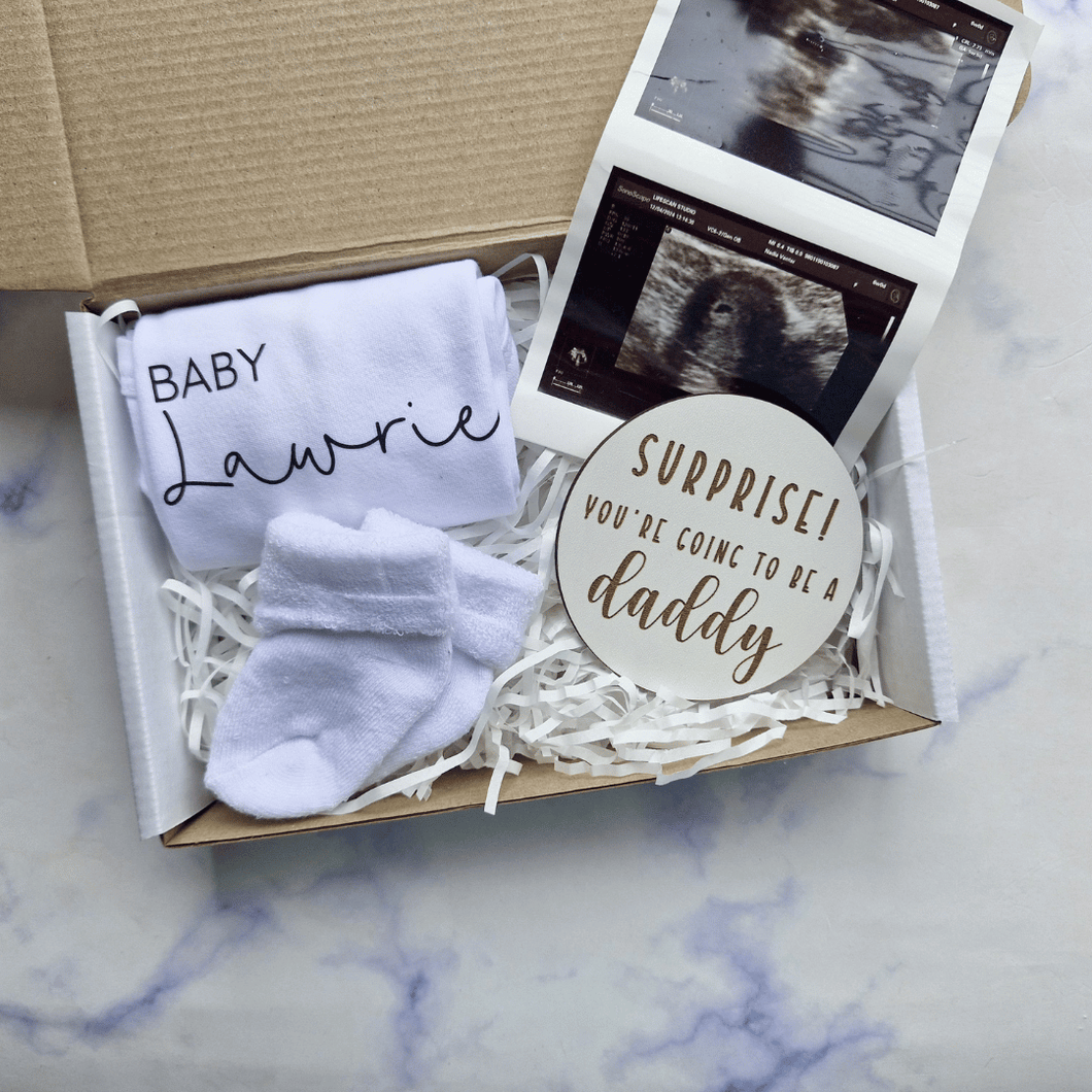 Hello Baby Pregnancy Announcement Box