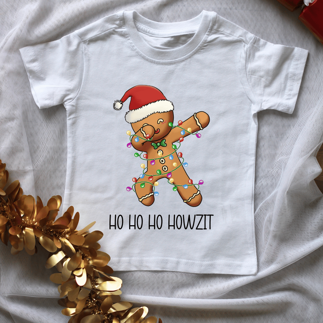 Gingerbread Christmas Kids Shirt