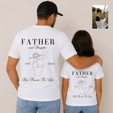 Load image into Gallery viewer, Father &amp; Daughter Line Drawing Matching Set  | Father's Day
