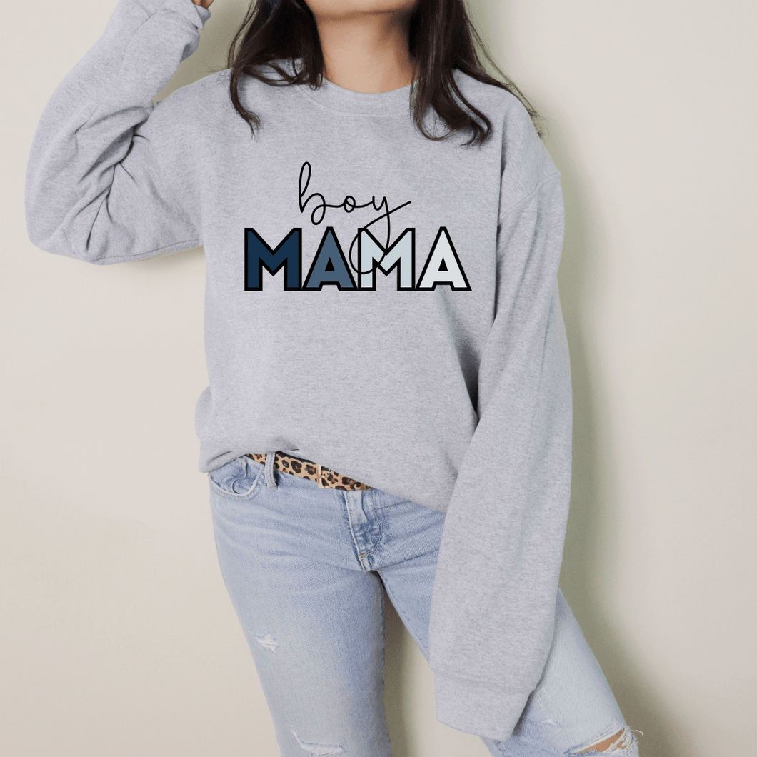 Boy Mama Crew Neck | Mother's Day